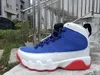 Fire Red 9s أحذية كرة السلة Gym 9 تشيلي ولدت أنثراسايت ريسر Blus Space Jam UNC University Blus 2.0 للرجال مع صندوق أحذية رياضية رياضية الجسيمات رمادي Bakin Hyper Royal