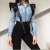 Belts Sexy Women Leather Belt Female Slim Body Bondage Cage Punk Harness Waist Straps Suspenders Fashion AccessoriesBelts