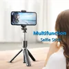 Bluetooth Selfie Stick Mobile Phone Holder Retractable Portable Multifunctional Mini Tripod With Wireless Remote Shutter
