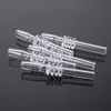 Whoesale 100% Quartz Nails Smoking Accessories 10mm 14mm 18mm Male Joint For Mini Nectar Collector Banger Nail Quartz Tips Dab Straw GQB19