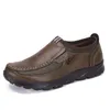 Nittio mens casual skor läder läder brittisk stil svart vit brun grön gul röd mode utomhus bekväm andningsstorlek 36-47