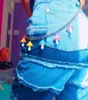 Llaveros Lindo Colorido Seta Colgante Llavero Para Mujer Chica Vintage Harajuku Punk Cool Plant Cintura Pantalones Llavero Joyería de Moda Enek2