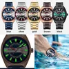 Curren Men Watch Stali Stal Stael Band Luksusowe zegarki kwarcowe dla męskiego kreatywnego designu Złoty zegar z Luminous 220530