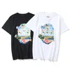 Män apa t-shirt designers kläder sommar mode tee shark tshirt hav vid tees semester toppar skjortor shorts set man set outfits