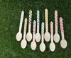 1000pcs Honey Spoons Small Round Spoon with Personalized Wooden mini Spoons for Ice cream Yogurt Jam Jars Party Decoration Gift