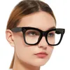 Lunettes de soleil Chiar Lunes de lecture surdimensionnées Fashion Fashion Big Frame Cat Eye Presbyopie Eyeglasses LECTEURS MAGNIFICATIONS 1SUNGLASSES 207N