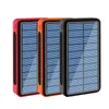 50000 мАч Солнечный банк мощности Портативный телефон быстро зарядка внешнее зарядное устройство 4 USB светодиодное освещение