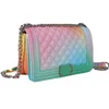 Luksusowe designerskie torebki damskie torebki skórzane torby na ramię Crossbody Crossbody Camuflage Lithi Wzór diamentów