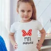 Cute Family Look Matching Clothes Short Sleeve Mommy and Me Clothes Whit Tshirt244G194A2784242
