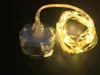 سلاسل 100pcs 2m 20 مكبها الأزهار LED Tealight Ultra Thin Cooper Wire Fairy سلسلة الضوء