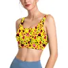 Sports Vest DIY Women Sports Bras 3D Digital Printing tank tops Yoga Running Women Fitness Bra Drop 220617