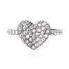 new Sanjie creative heart-shaped diamond ring fashionable women's jewelry248P