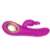 Wibrator króliki pochwa G Spot Łulicz podwójny stymulator Massager Wibracje silikonowe wodoodporne zabawki seksualne wibratory dla kobiet