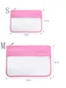 Custodie per cosmetici Custodie da viaggio trasparenti in PVC impermeabile da donna Borsa per il trucco portatile Organizer per articoli da toeletta Borsa per il lavaggio del trucco Borsa per spuntiniCosmetico