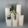 Origami Round Pillar Cake Dessert Table Wedding Party Decoration Banquet Stage Folding Roman Column Tray Table Arrangement Decor