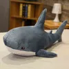 CM Giant Size Plush Shark Skin Toys Högkvalitativ Semifinished Product Simulation Jacka Cushion For Children Gifts J220704