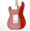 Guitare électrique rouge translucide modifiée ST57/ASH