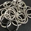 Sleutelhangers 40 stks 25 mm Open Jump Rings Double Loops Split Sleutel Roestvrijstalen Connectoren Voor DIY Sieraden Maken Bevindingen Accessoires