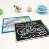 20шт картон Magic Scratch Art рисовать творческие карты наклейки на стикеры обучение образованию игрушек раскраски для детей