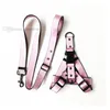 Designer Dog Harness Collars and Leashes Sets Luxury Dogs Collar for Small Medium Large Dog Fashion Letter Pattern OFF Pet Harness2847106