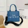 2 Pcs/set Canvas Marc Beach Tote Bag Women's Tote Bag Fashion Bag Single Shoulder Messenger purse Handbag Hat 220511
