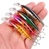 Crochets de pêche couleurs mixtes de pêcherie de pêche 510pcs Minnow Popper Wobbler crankbaits artificiel kit d'appât dur en plastique de pêche 220830