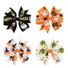 Hair Bows Clips Halloween Bow Grosgrain Ribbon Accessories For Girls Baby Toddlers Kids5602889