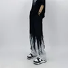 Men's Jeans Men High Street Hip Hop Contrast Color Tassel Loose Korean Fashion Clothing Y2k Pants LOOSEMen's