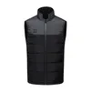 Giacche da uomo Gilet riscaldante invernale Gilet elettrico di sicurezza con controllo della temperatura a 3 zone unisex a doppio controllo @ 88