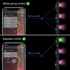 1600万色の導かれたLID IP66スマートブルートゥースアプリコントロール音楽RGBWスポットライト15/25W 50W 100Wホリデーアウトドアステージパーティーガーデン芝生照明