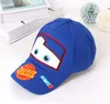 2-8 jaar Boy Girl Spring Summer Children Cartoon Sun Hat Pixar Car Lightning 95 Kinderen Populaire hiphop verstelbare honkbal cap 30 stcs groothandel