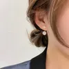 Stud mode zirkonfront och bakre örhängen för kvinnor 2022 smycken koreanska enkla örhängen grossistmoni2222