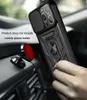 حالات هاتف Armor Shockproof for iPhone 14 13 12 11 Pro Max XR XS Max X 7 8Plus Slide Camera Protect