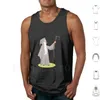 herren green tank top