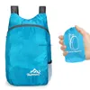 20L duurzaam nylon vouwende rugzak unisex lichtgewicht outdoor reizen wandelende rugzak draagbare camping daypack