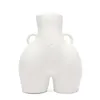 BAO GUANG TA Blanc Arts Fille Vases Cul Pot De Fleur Femme Bureau Fleurs Vase Décor À La Maison Cadeau 210409