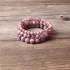 Link Chain 8 10mm natuurlijke paarse mica stenen losse kralen Bracelet geschikt voor sieraden DIY mannen en vrouwen accessoires amuletslink lars22