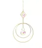 Décoration de fête à la maison Cristaux colorés Suncatcher Suspendu Sun Catcher avec chaîne Pendentif Ornement Boules de cristal pour fenêtre BBB15098