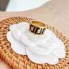 2022 Luxurys Designer Ring Hochwertiger Schmuck Designer Goldringe Verlobungen für Frauen Liebesring Buchstabe F Marke Ohrringe Box 22040701R