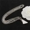 zilveren ketting voor vrouwen trendy mode sieraden kettingketens ontwerper charme hanger sierlijke ketting luxe merk bruiloft kerstcadeau