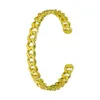 Bracciali per le donne Braccialetto di design di gioielli Braccialetto regalo di nozze Moda classica Acciaio inossidabile Color oro Accessorio personalizzato preferito in zircone personalizzato