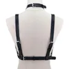 Belts Decopunk Leather Chest Harness Women BDSM Lingerie Body Bondage Erotic Sexy Suspender Bra Cage Waist Wide Strap FetishBelts 2923349