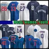 Marcus Stroman Chicago Baseball Jersey David Bote Nico Hoerner Ian Happ Ernie Banks Ryne Sandberg Kyle Hendricks Greg Deichmann Willson Contreras Seiya Suzuki