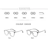 Cadres de lunettes de soleil de mode Forme ovale Pleine monture de lunettes optiques avec lunettes polarisées à clip Lunettes Lunettes en alliage de métal Prescri