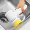 Zestaw elektrycznego pędzla do czyszczenia kuchni zlew łazienki wanna podłogowa wanna toaletowa spinowy płukanie 220511