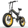 48V17.5AH литийная батарея Lankeleisi складной электрический велосипед 1000W4.0 Fat Tire Men'swomen's Ebike 48V Mountain Bike City Bicycle Snow Beach Bike