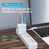 EU US Portable 65W Fast Charger GAN PD3.0 QC3.0 Laptop Adapter AFC FCP Wall Outlet Notebooks Mobiltelefon Snabbladdning