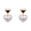 French Sweet And Love Pearl Earrings For Women Korean Fashion Dangle Earring Daily Birthday Party Jewelry Gifts
