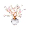 Decorative Objects & Figurines Crystal Bead Lucky Tree Personalised Christmas Gift For Friend Living Room Accessories Home DecorDecorative