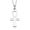 925 Sterling Silver Plated Egyptian Ankh Cross Collane con ciondolo Gioielli di moda Collana con collare Regali di Natale per le donne Gnx8769275h